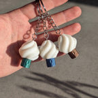 Porte clé meringue