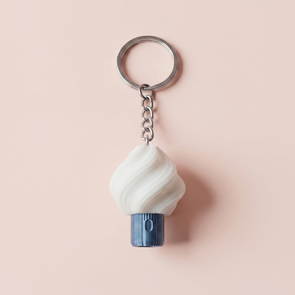 Porte clé meringue